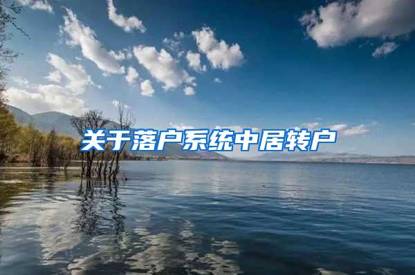 关于落户系统中居转户