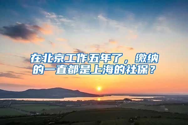 在北京工作五年了，缴纳的一直都是上海的社保？