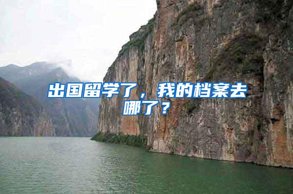 出国留学了，我的档案去哪了？