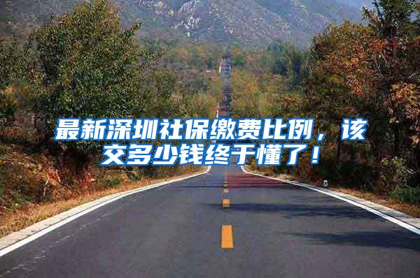 最新深圳社保缴费比例，该交多少钱终于懂了！