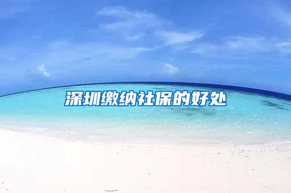 深圳缴纳社保的好处