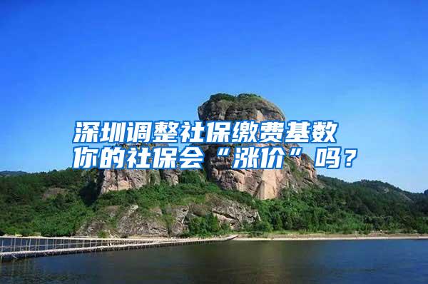 深圳调整社保缴费基数 你的社保会“涨价”吗？