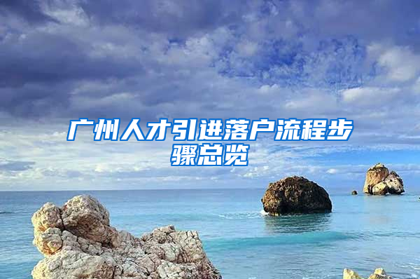广州人才引进落户流程步骤总览