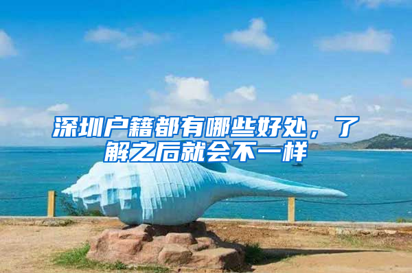 深圳户籍都有哪些好处，了解之后就会不一样