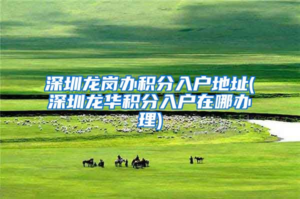 深圳龙岗办积分入户地址(深圳龙华积分入户在哪办理)