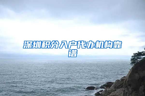 深圳积分入户代办机构靠谱