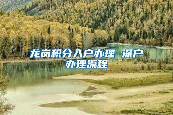 龙岗积分入户办理 深户办理流程