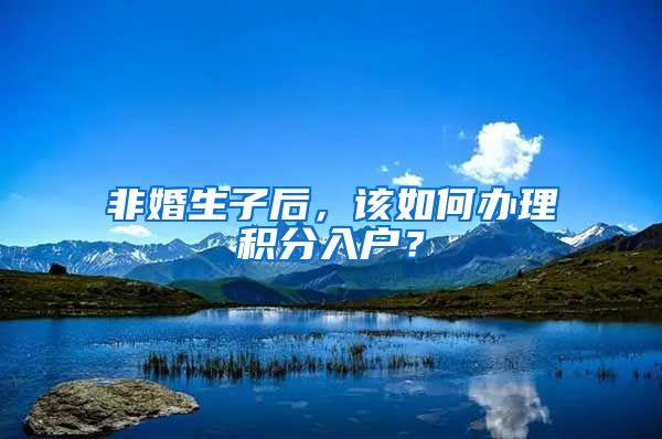 非婚生子后，该如何办理积分入户？