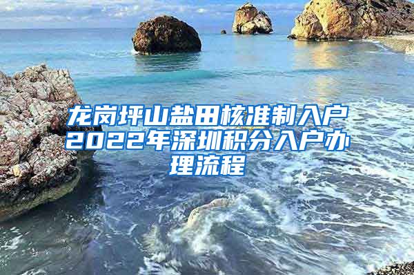 龙岗坪山盐田核准制入户2022年深圳积分入户办理流程