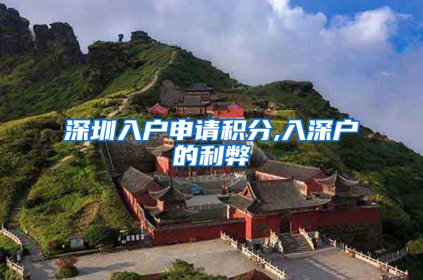 深圳入户申请积分,入深户的利弊