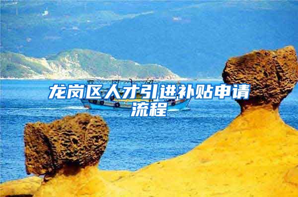 龙岗区人才引进补贴申请流程