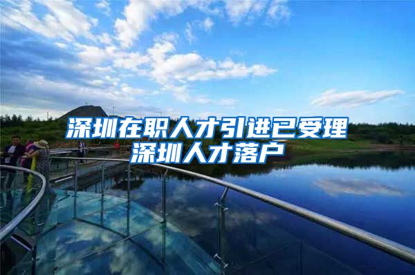 深圳在职人才引进已受理深圳人才落户
