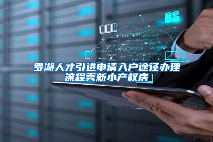 罗湖人才引进申请入户途径办理流程秀新小产权房