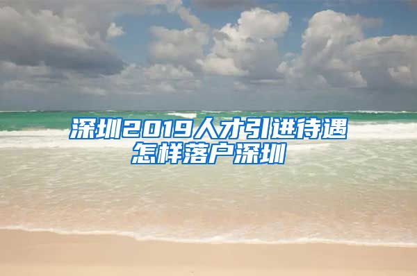 深圳2019人才引进待遇怎样落户深圳
