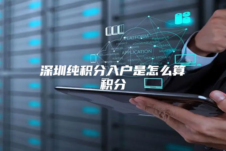 深圳纯积分入户是怎么算积分