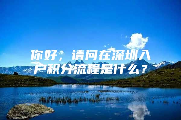 你好，请问在深圳入户积分流程是什么？