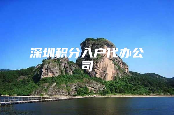 深圳积分入户代办公司