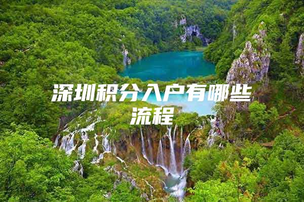 深圳积分入户有哪些流程
