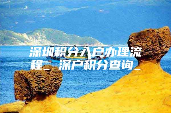 深圳积分入户办理流程_ 深户积分查询_