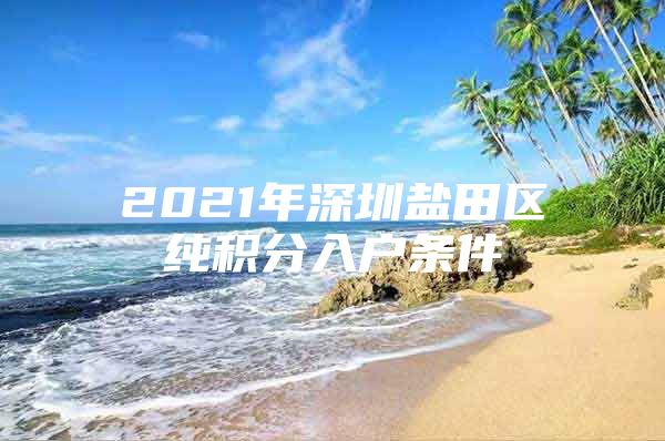 2021年深圳盐田区纯积分入户条件